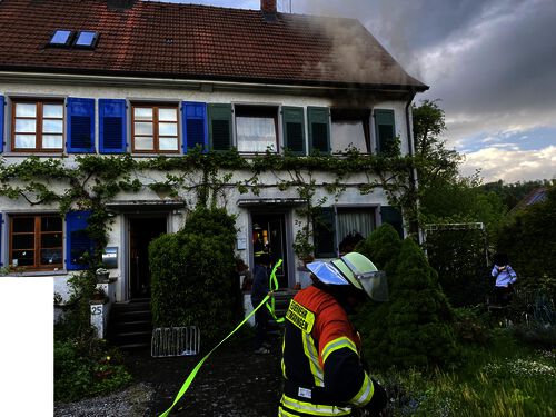 Freiwillige Feuerwehr Gottmadingen Zimmerbrand Rauchmelder Rettet